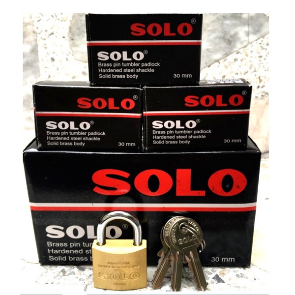 SKI - สกี จำหน่ายสินค้าหลากหลาย และคุณภาพดี | SOLO #84 กุญแจ 40 มิล แบบกล่อง (code 40) (12ลูก/กล่อง)